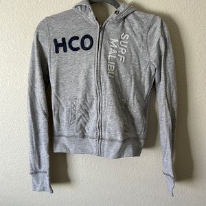 Hollister light gray jacket